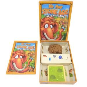My First Stone Age The Card Game Z-Man Games Board Game Ages 4+ Complete 2017